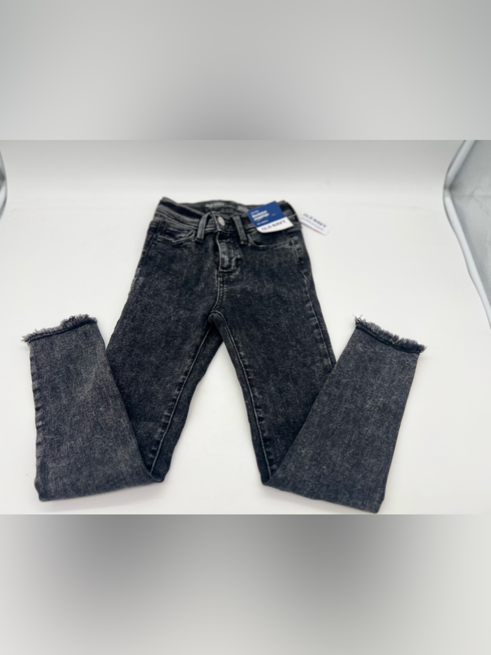 Old Navy Girls Rockstar Jeggings High Rise 360 Stretch Black Size 7 NWT